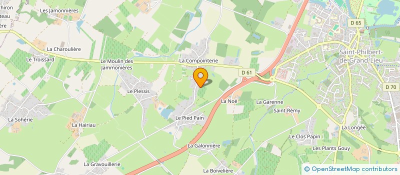 localisation de l'entreprise SCI DU MARCHIX  SAINT-PHILBERT-DE-GRAND-LIEU