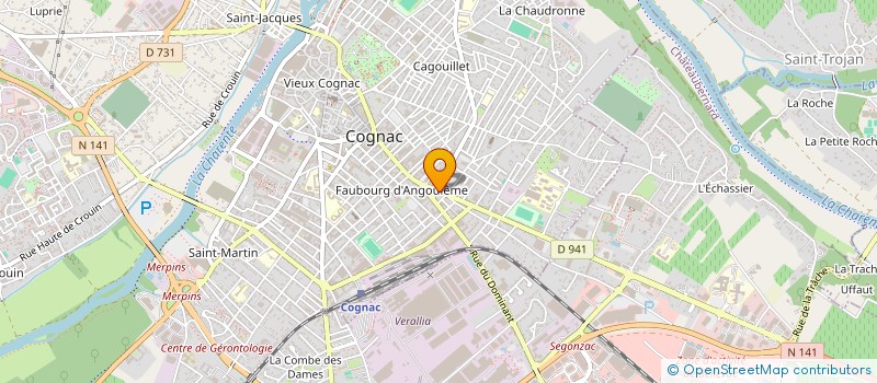 localisation de l'entreprise SCI DU MARECHAL à COGNAC