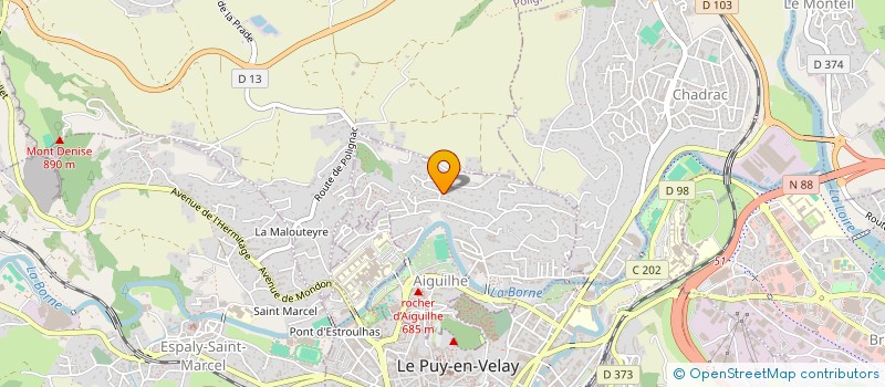 localisation de l'entreprise SCI DU MARECHAL à AIGUILHE