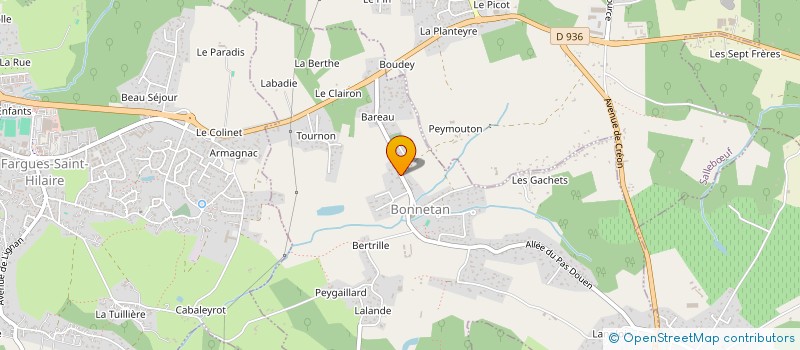 localisation de l'entreprise SCI DU MARECHAL FERRANT DOSSAT  BONNETAN