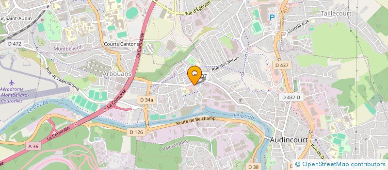 localisation de l'entreprise SCI DU MARECHAL FOCH  AUDINCOURT