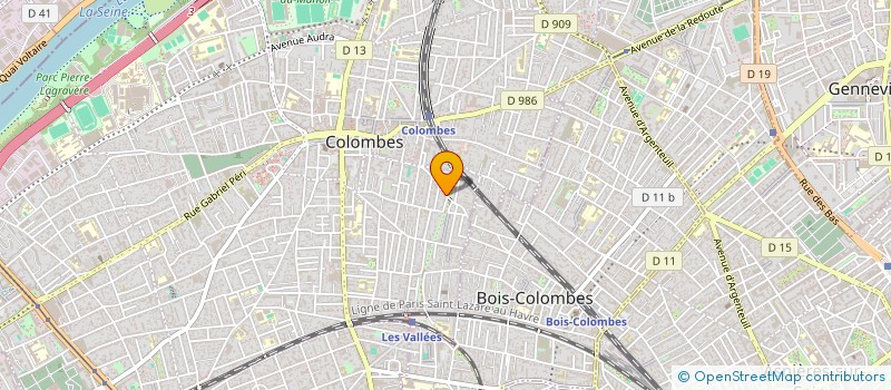 localisation de l'entreprise SCI DU MARECHAL JOFFRE à COLOMBES
