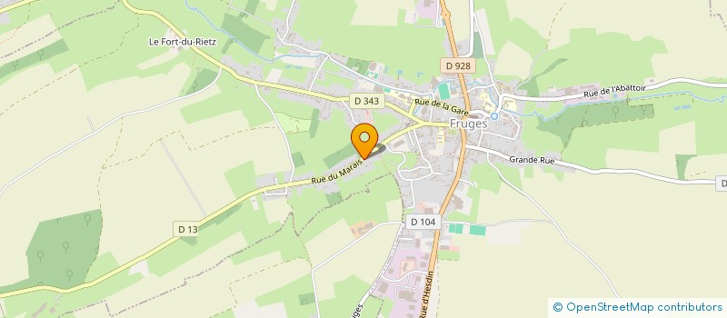 localisation de l'entreprise SCI DU MARECHAL LECLERC  FRUGES