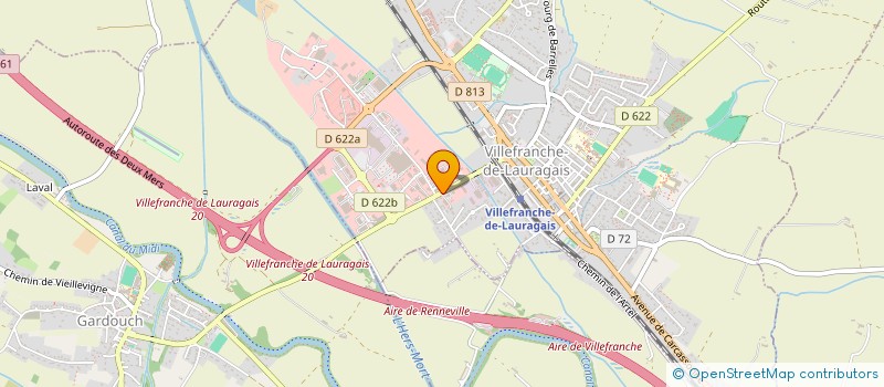 localisation de l'entreprise SCI DU MARES  VILLEFRANCHE-DE-LAURAGAIS