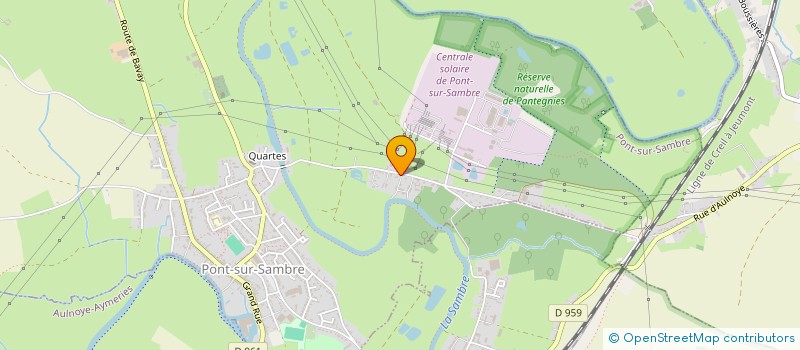 localisation de l'entreprise SCI DU MAREVA  PONT-SUR-SAMBRE