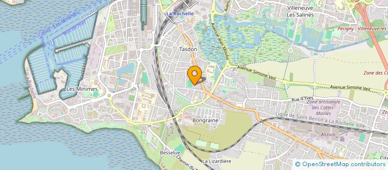 localisation de l'entreprise SCI DU MARGAT  LA ROCHELLE