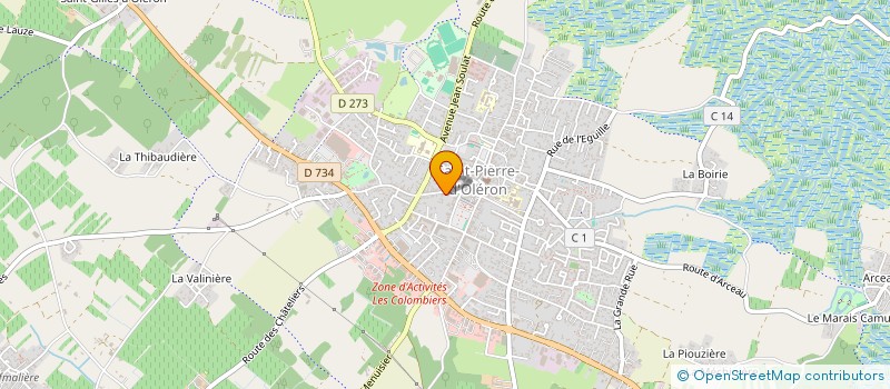 localisation de l'entreprise SCI DU MARIAN  SAINT-PIERRE-D'OLERON