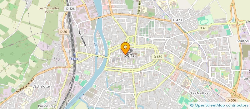 localisation de l'entreprise SCI DU MARIBON à SENS