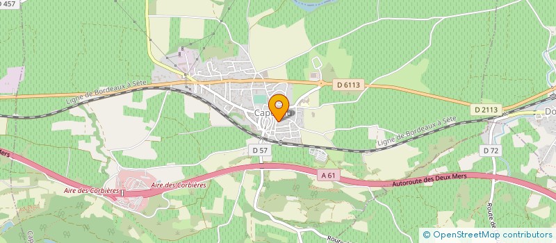 localisation de l'entreprise SCI DU MARIN  CAPENDU