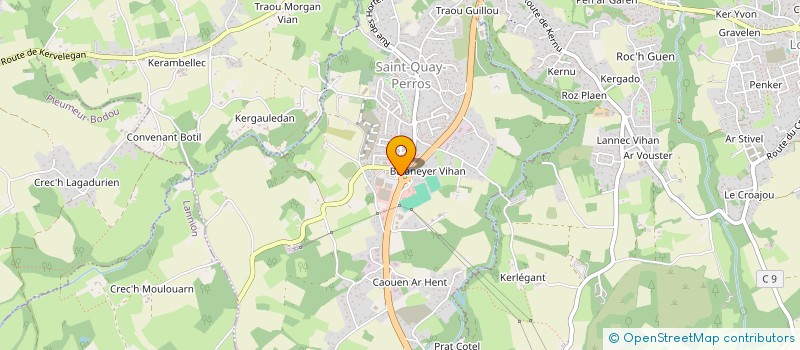 localisation de l'entreprise SCI DU MARIN  SAINT-QUAY-PERROS