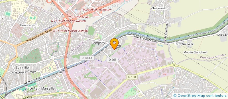 localisation de l'entreprise SCI DU MARIN D'EAU DOUCE  PERIGNY