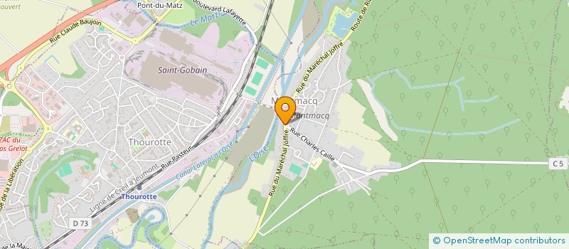 localisation de l'entreprise SCI DU MARIQUY  MONTMACQ