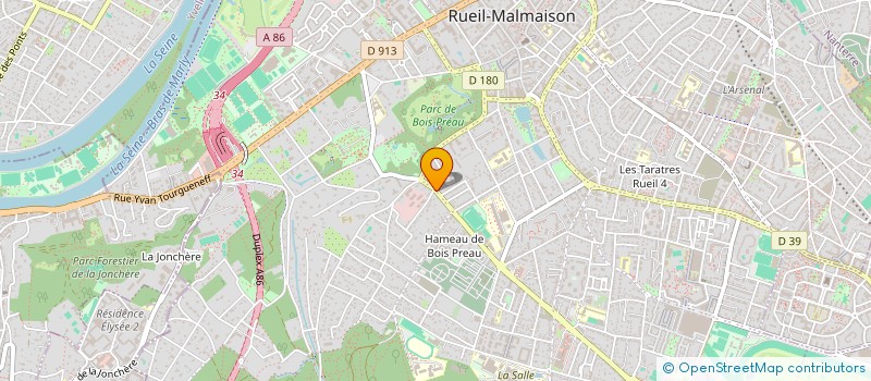 localisation de l'entreprise SCI DU MARMOUSET à RUEIL-MALMAISON