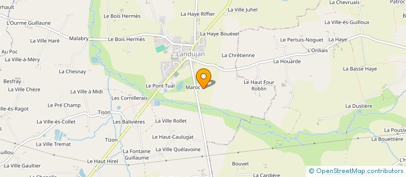 localisation de l'entreprise SCI DU MAROC  LANDUJAN