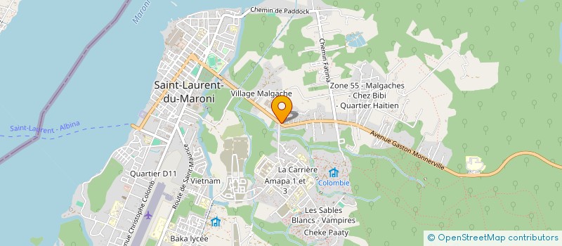 localisation de l'entreprise SCI DU MARONI à SAINT-LAURENT-DU-MARONI