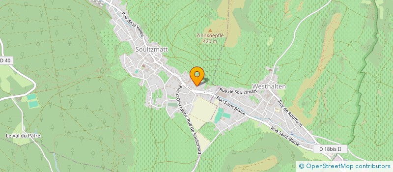 localisation de l'entreprise SCI DU MARONI  SOULTZMATT