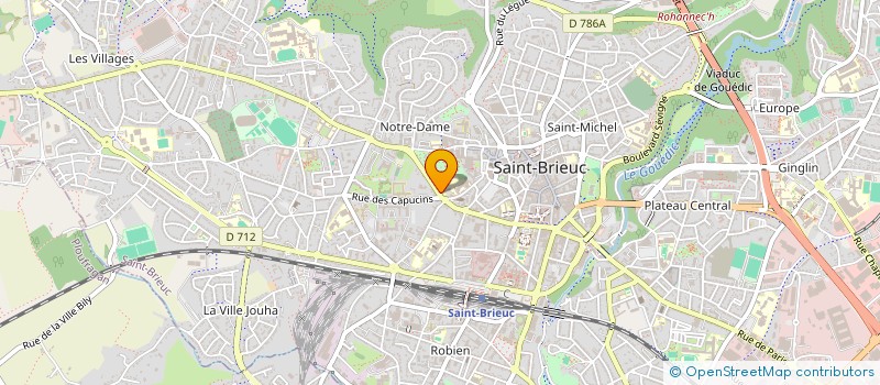 localisation de l'entreprise SCI DU MARONNIER à SAINT-BRIEUC