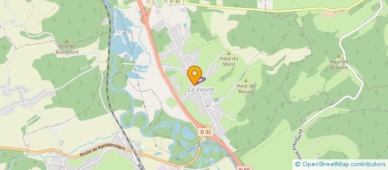 localisation de l'entreprise SCI DU MARONNIER  LA VOIVRE