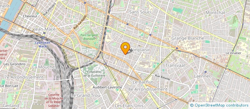 localisation de l'entreprise SCI DU MARRIOTT  LYON