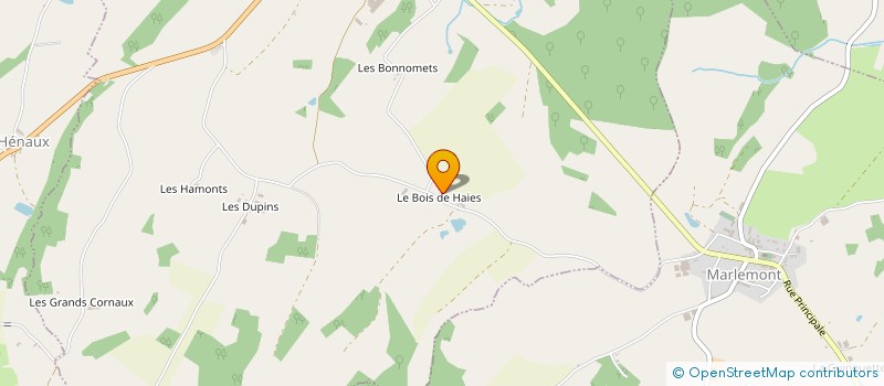 localisation de l'entreprise SCI DU MARRONNIER  LIART