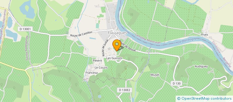 localisation de l'entreprise SCI DU MARTEAU  SAINT-MAGNE-DE-CASTILLON