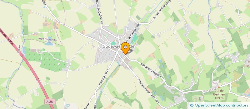 localisation de l'entreprise SCI DU MARTIN PECHEUR  GODEWAERSVELDE