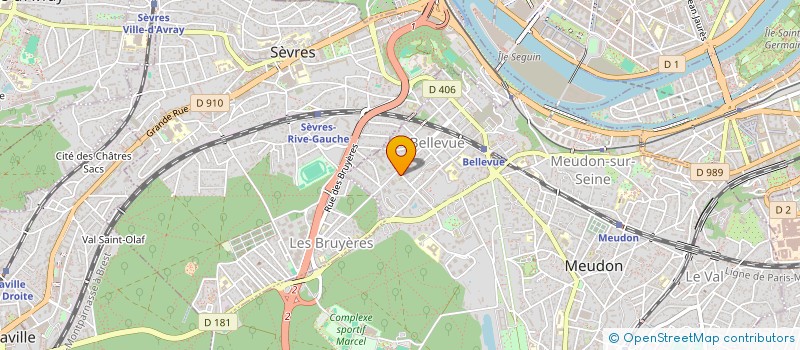 localisation de l'entreprise SCI DU MARTIN PECHEUR à MEUDON