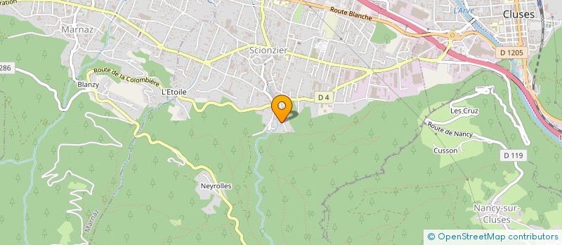 localisation de l'entreprise SCI DU MARTINET à SCIONZIER