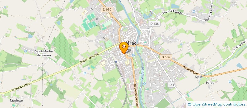 localisation de l'entreprise SCI DU MARTINET  NERAC