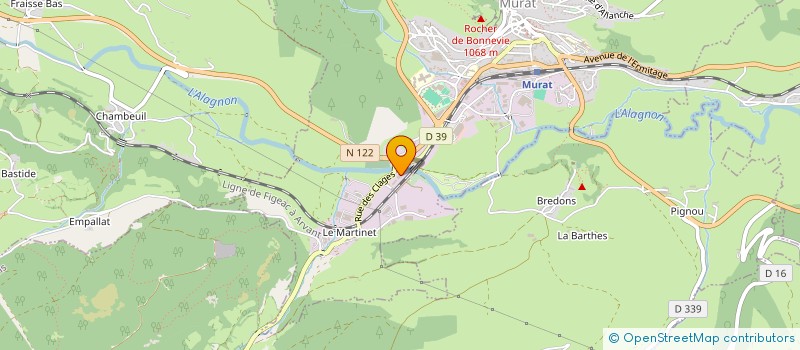 localisation de l'entreprise SCI DU MARTINET à MURAT