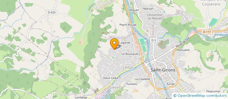 localisation de l'entreprise SCI DU MARTINET à SAINT-GIRONS