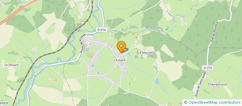 localisation de l'entreprise SCI DU MARTRET  POUILLOUX