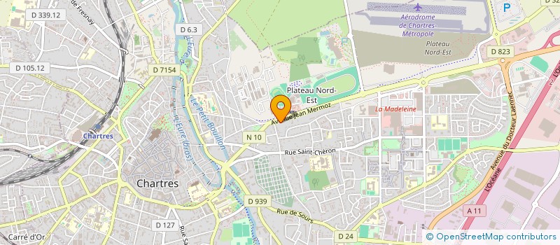 localisation de l'entreprise SCI DU MAS à CHARTRES