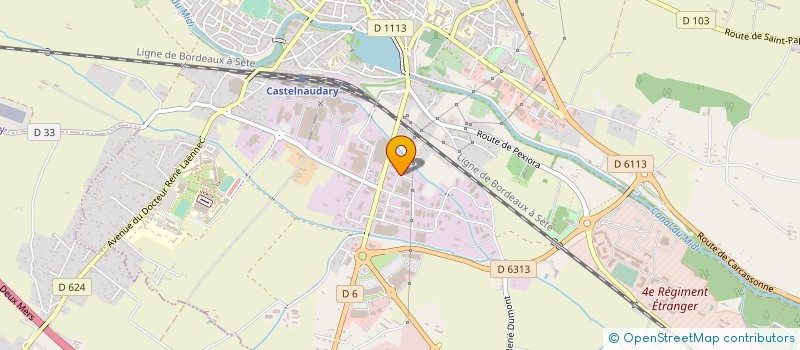 localisation de l'entreprise SCI DU MAS à CASTELNAUDARY