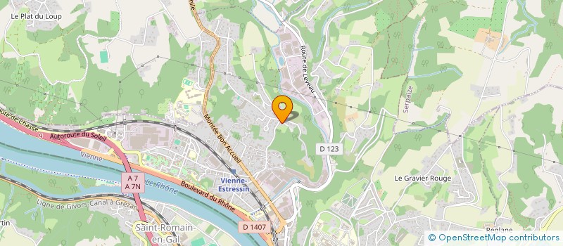 localisation de l'entreprise SCI DU MAS à VIENNE