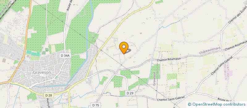 localisation de l'entreprise SCI DU MAS  CHATEAURENARD