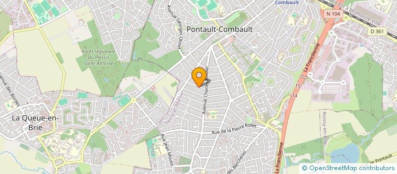 localisation de l'entreprise SCI DU MAS à PONTAULT-COMBAULT