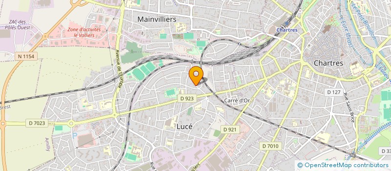 localisation de l'entreprise SCI DU MAS à LUCE