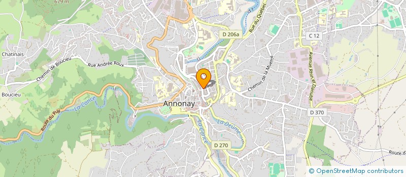 localisation de l'entreprise SCI DU MAS à ANNONAY