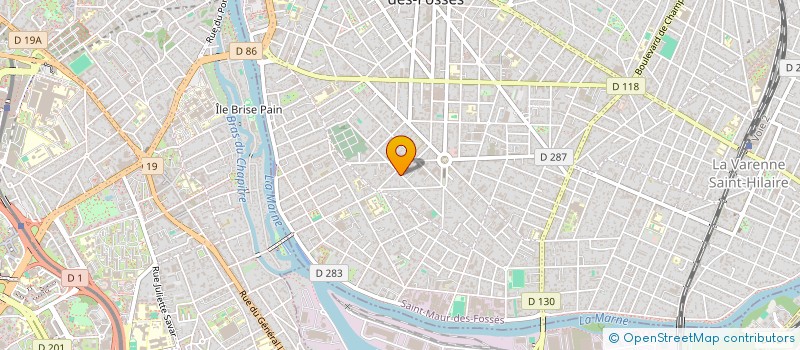 localisation de l'entreprise SCI DU MAS à SAINT-MAUR-DES-FOSSES