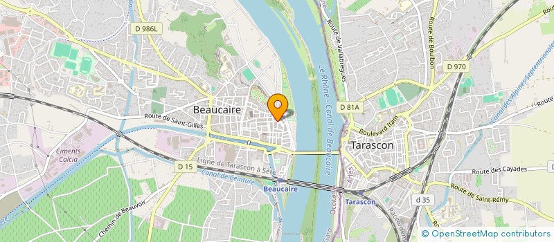 localisation de l'entreprise SCI DU MAS ADRIEN  FOURQUES