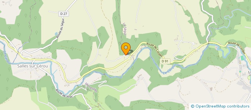 localisation de l'entreprise SCI DU MAS BLANC  SALLES