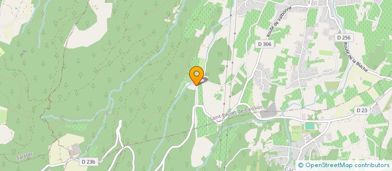 localisation de l'entreprise SCI DU MAS CANET  SAINT-PAULET-DE-CAISSON