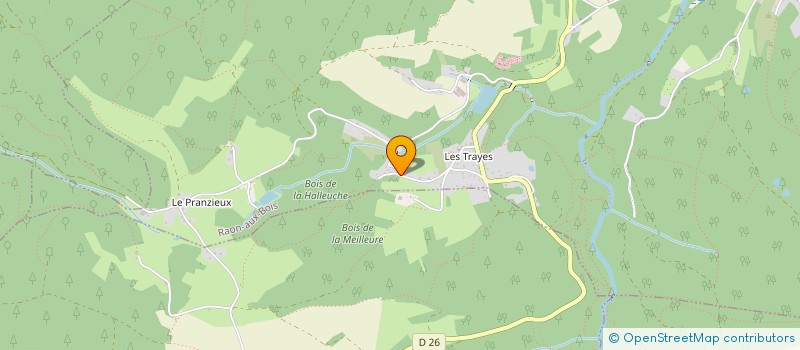 localisation de l'entreprise SCI DU MAS CRYSTINE  RAON-AUX-BOIS