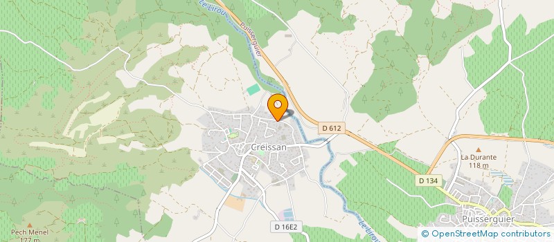 localisation de l'entreprise SCI DU MAS D'ABRAM  CREISSAN