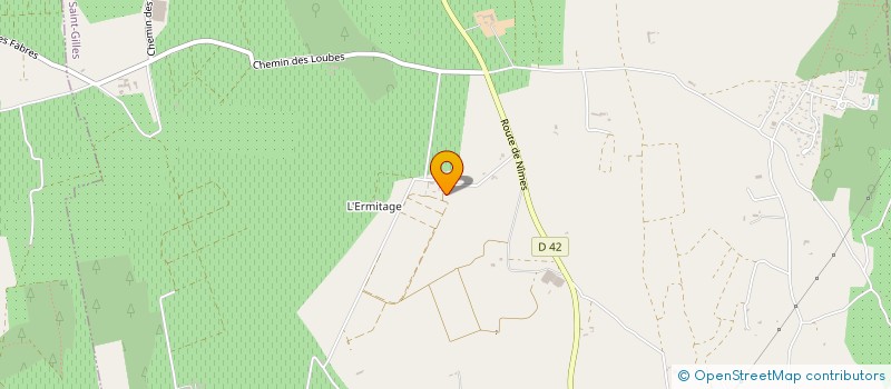 localisation de l'entreprise SCI DU MAS D'ASPORT  SAINT-GILLES