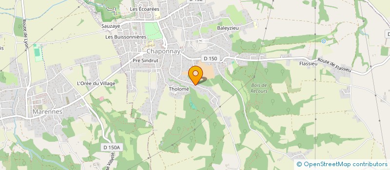 localisation de l'entreprise SCI DU MAS D'AVEN  CHAPONNAY