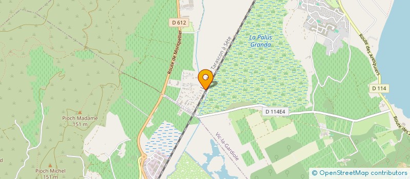 localisation de l'entreprise SCI DU MAS DE BETHES  VIC-LA-GARDIOLE