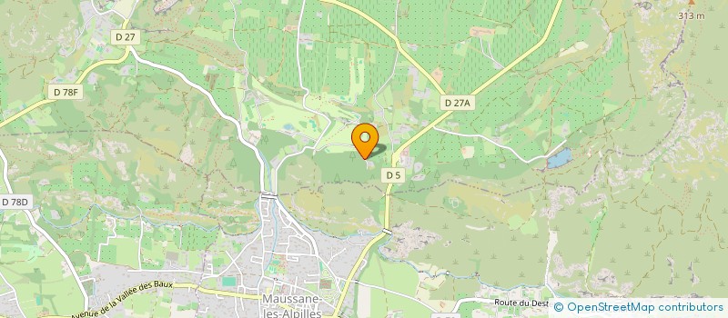 localisation de l'entreprise SCI DU MAS DE BOURDET  PARADOU