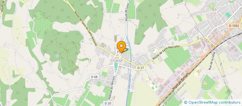 localisation de l'entreprise SCI DU MAS DE CHAMPEUX  CHATTE